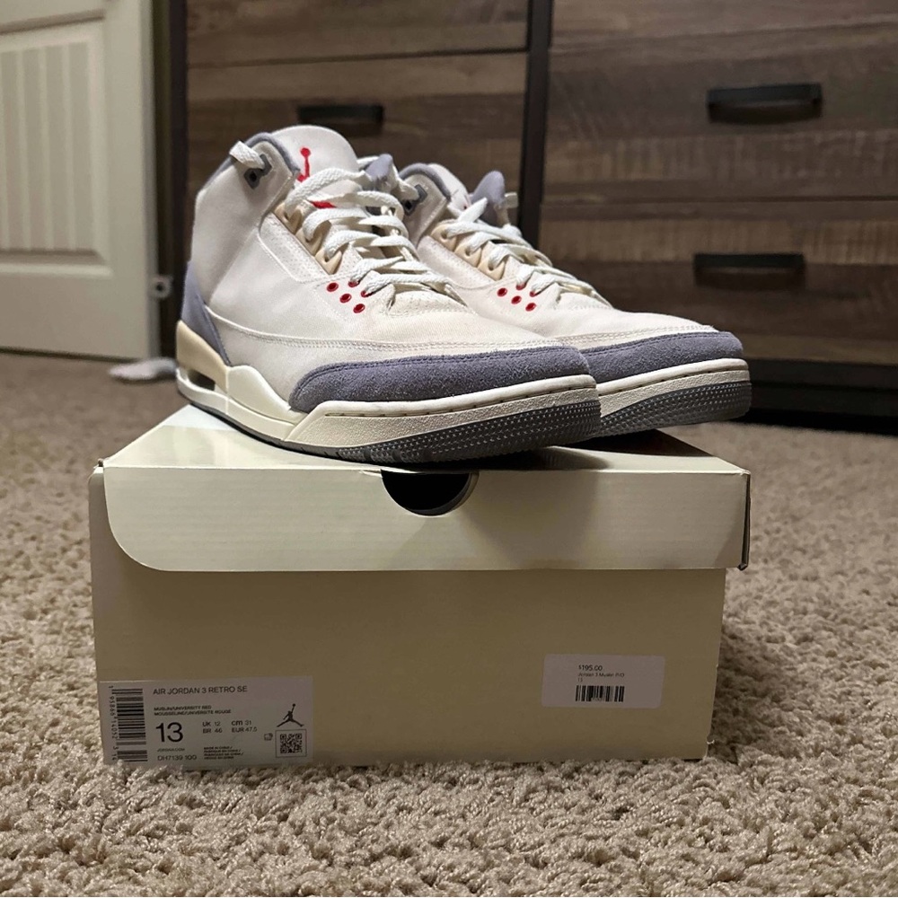 Air Jordan 3 retro SE “muslin”